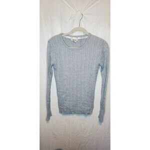 Girls Silver Grey Cheroke Cardigan Long Sleeve Sweater Size XL